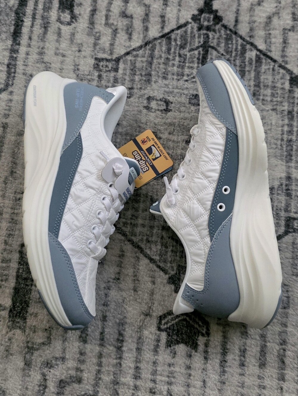 Skechers Slip-ins: Contour Foam - Cozy Fit women's New without box Size 7 white - Picture 4 of 8